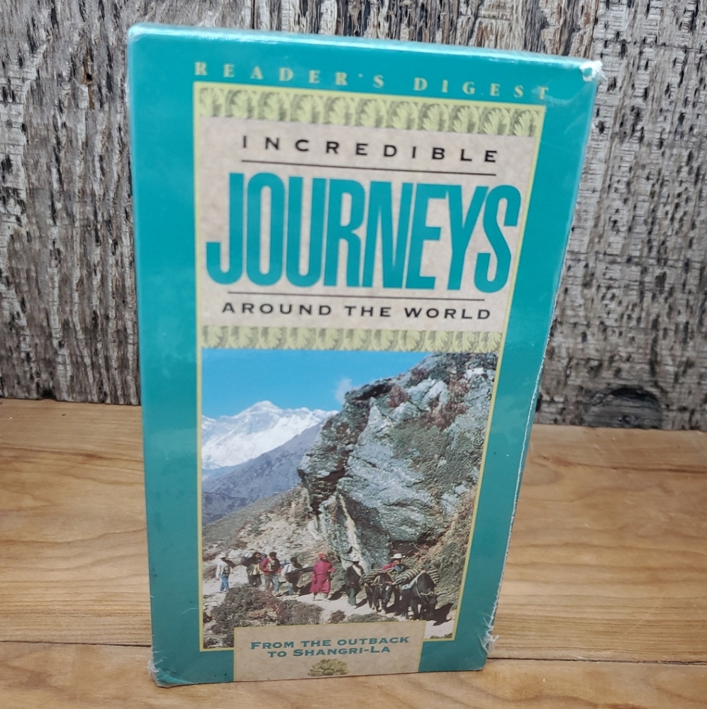 Reader’s Digest Incredible Journeys Around The World VHS Outback to Shangri-La